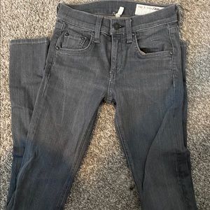 Women’s rag & bone undistressed gray denim
